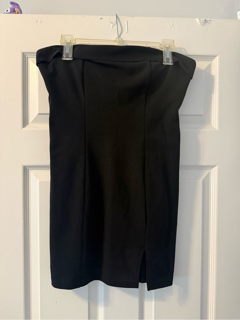 Classic Black Strapless mini dress